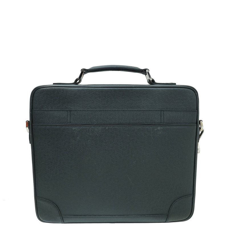 Louis Vuitton Black Taiga Porte-Documents Briefcase - Image 2