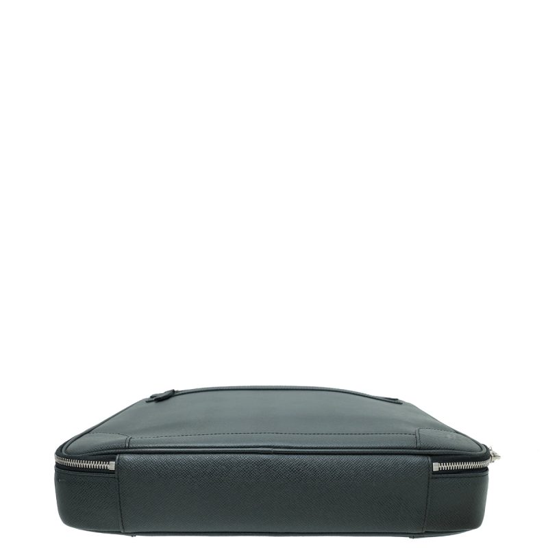 Louis Vuitton Black Taiga Porte-Documents Briefcase - Image 3