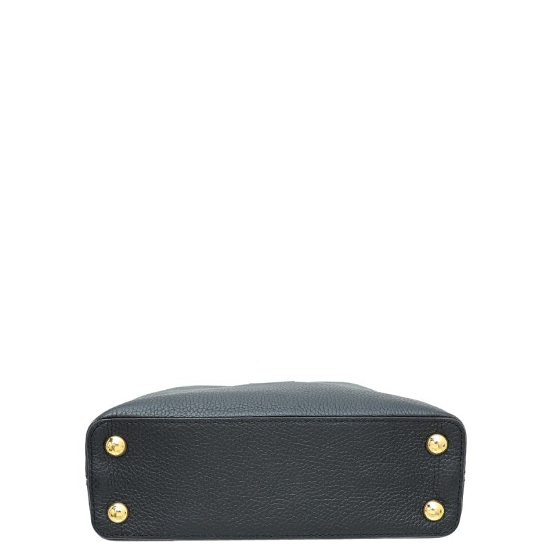 Louis Vuitton Black Capucines Compact Maxi Wallet - Image 3