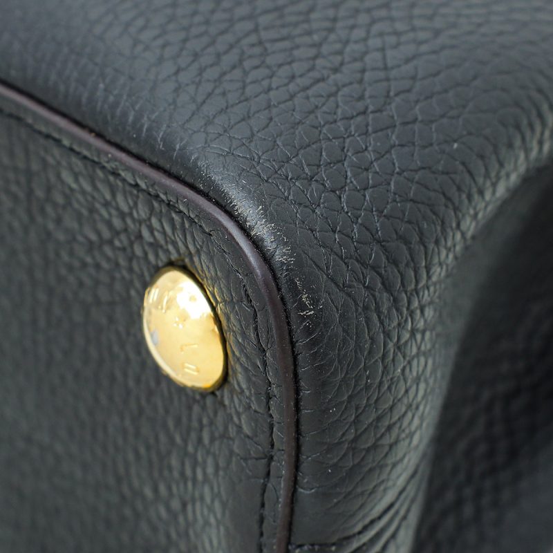 Louis Vuitton Black Capucines Compact Maxi Wallet - Image 4