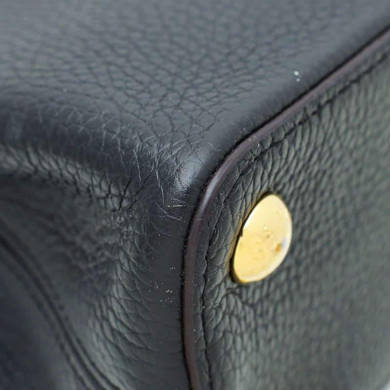 Louis Vuitton Black Capucines Compact Maxi Wallet - Image 7