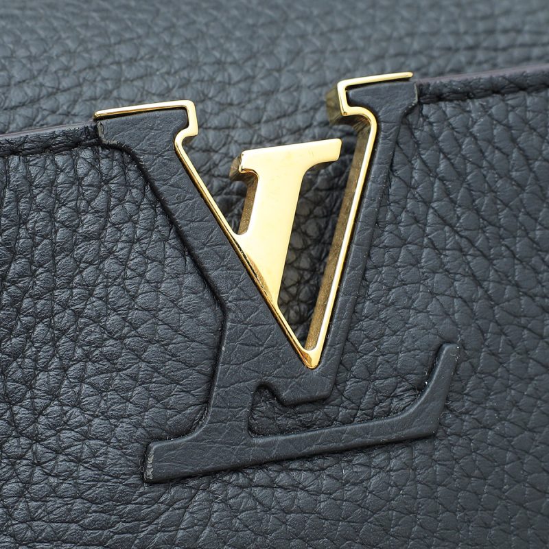 Louis Vuitton Black Capucines Compact Maxi Wallet - Image 8