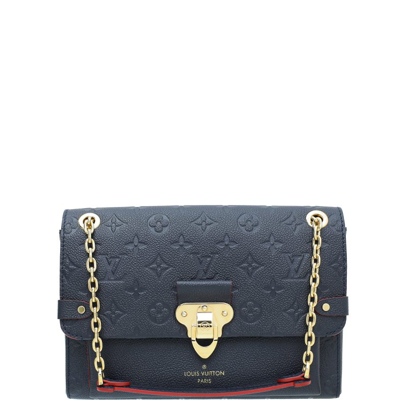 Louis Vuitton Blue Marine Taiga Multiple Wallet W- J.S Initials