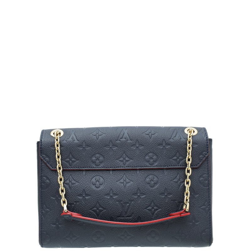 Louis Vuitton Blue Marine Taiga Multiple Wallet W- J.S Initials - Image 2