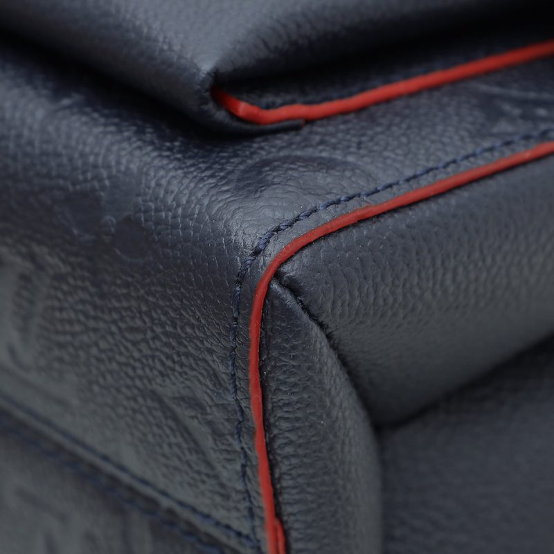 Louis Vuitton Blue Marine Taiga Multiple Wallet W- J.S Initials - Image 4
