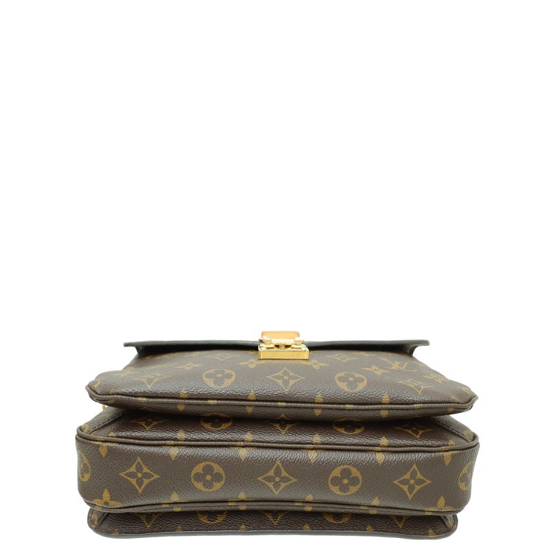Louis Vuitton Brown Monogram Pochette Metis - Image 3