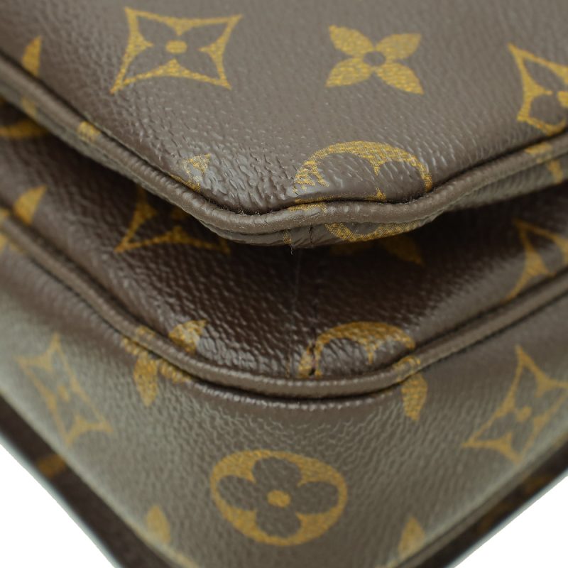 Louis Vuitton Brown Monogram Pochette Metis - Image 4