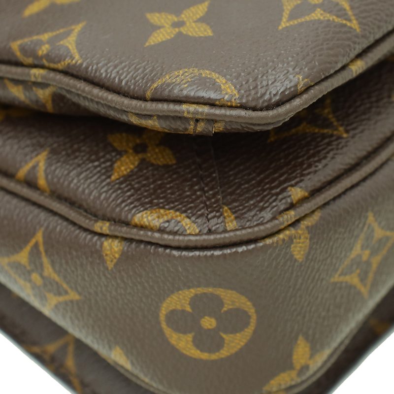 Louis Vuitton Brown Monogram Pochette Metis - Image 5