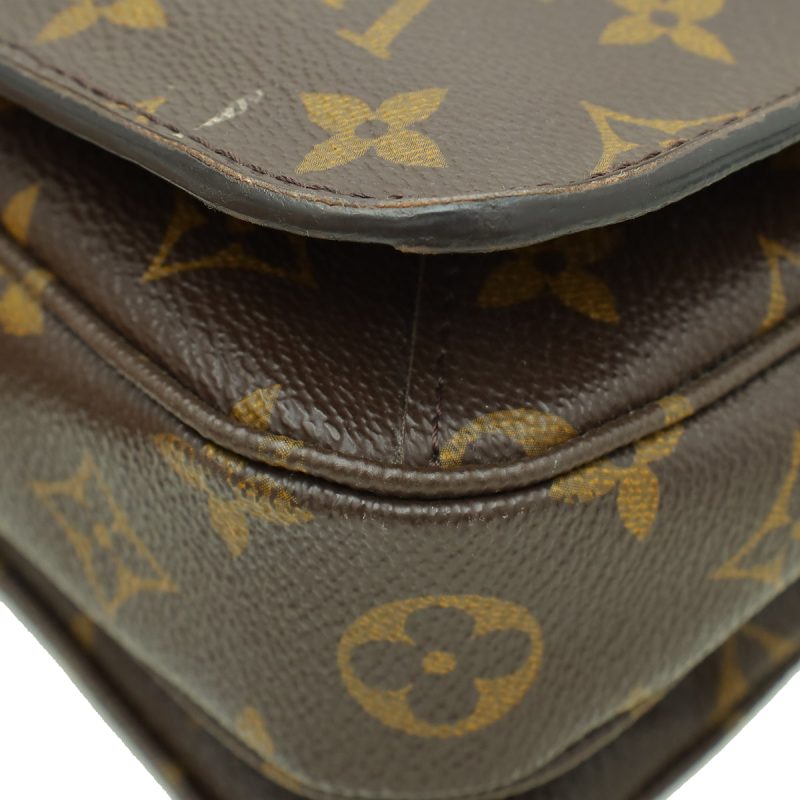 Louis Vuitton Brown Monogram Pochette Metis - Image 6