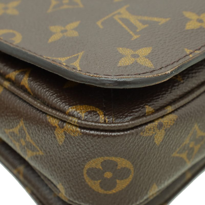 Louis Vuitton Brown Monogram Pochette Metis - Image 7