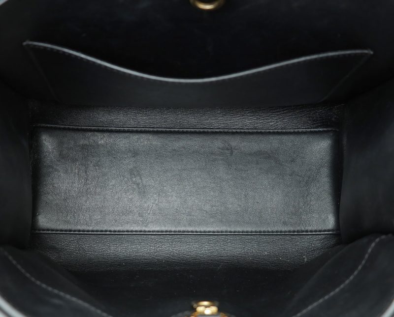 Louis Vuitton Black City Steamer Smooth Calfskin & Epi Leather Handbag - Image 11