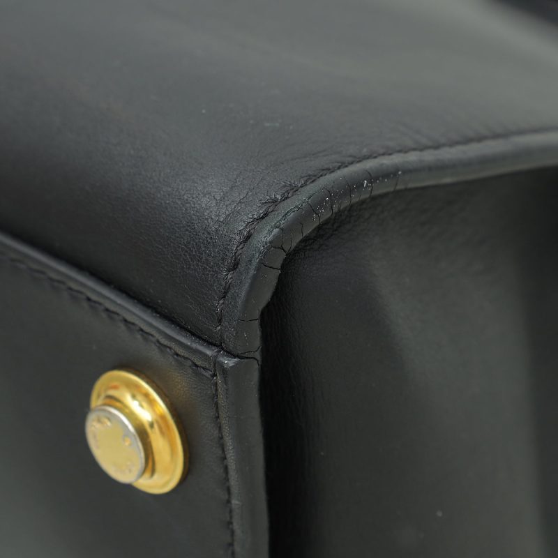 Louis Vuitton Black City Steamer Smooth Calfskin & Epi Leather Handbag - Image 7