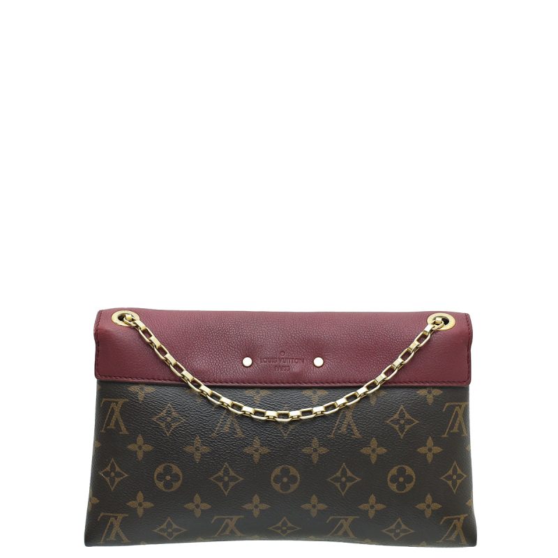 Louis Vuitton Bicolor Monogram Pallas Clutch Crossbody Bag - Image 2