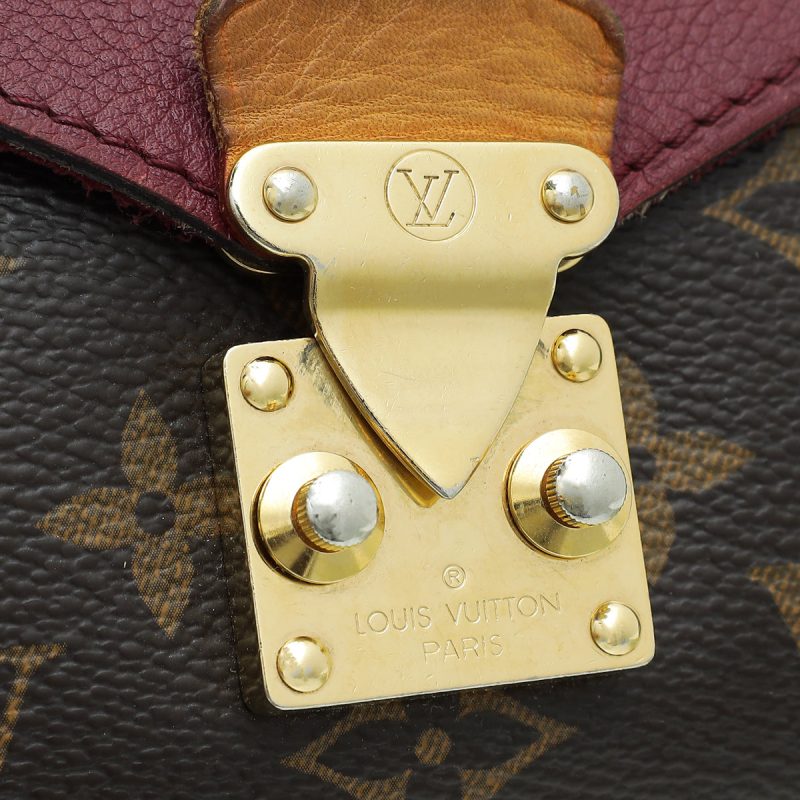Louis Vuitton Bicolor Monogram Pallas Clutch Crossbody Bag - Image 8