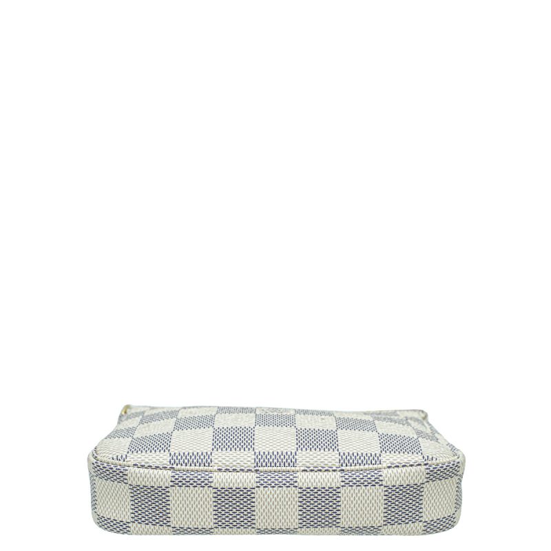 Louis Vuitton Damier Azur Mini Pochette Accessoires (SHG-Pdui6G) - Image 3