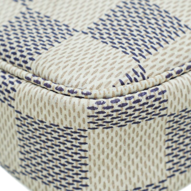 Louis Vuitton Damier Azur Mini Pochette Accessoires (SHG-Pdui6G) - Image 5