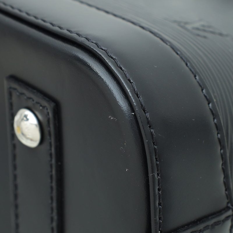 Louis Vuitton Black Alma BB Sporty Bag - Image 4