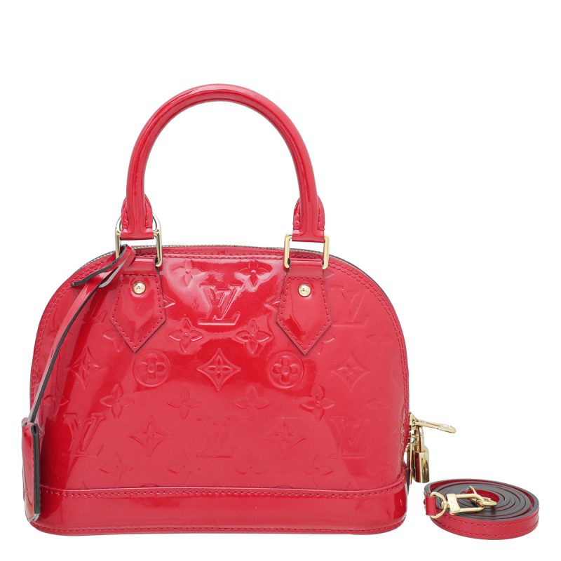 Louis Vuitton Cerise Monogram Vernis Zippy Organizer Wallet