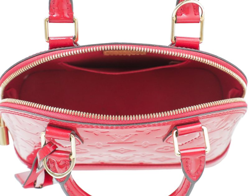 Louis Vuitton Cerise Monogram Vernis Zippy Organizer Wallet - Image 8