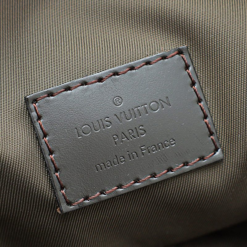 Louis Vuitton Black Damier Graphite Canvas Clutch Bag - Image 9