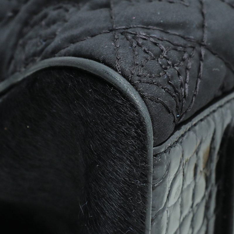 Louis Vuitton Black Shearling Lined Time Out Sneakers Size US 6 | EU 36 - Image 5