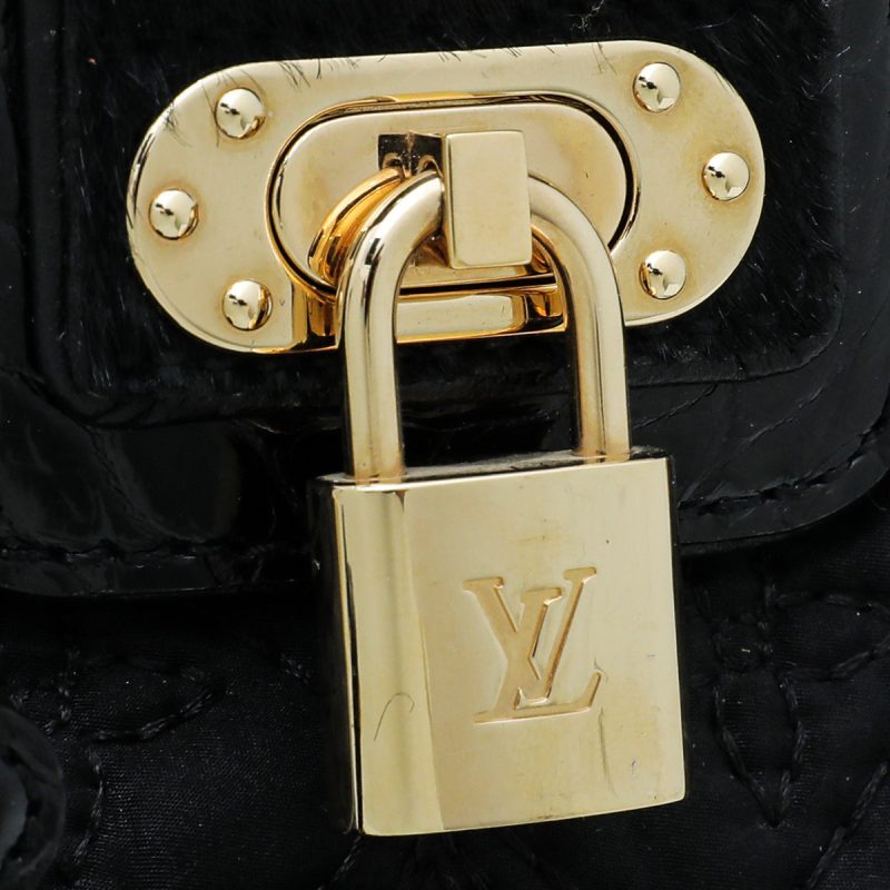 Louis Vuitton Black Shearling Lined Time Out Sneakers Size US 6 | EU 36 - Image 9