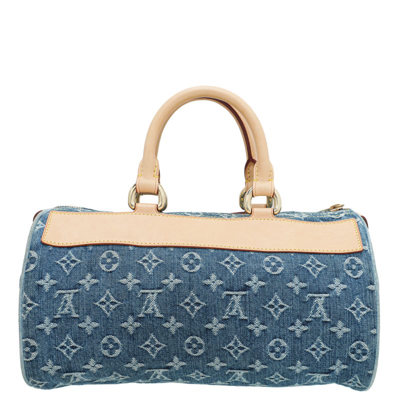 Louis Vuitton Blue Monogram Denim Pleaty Bag - Image 2