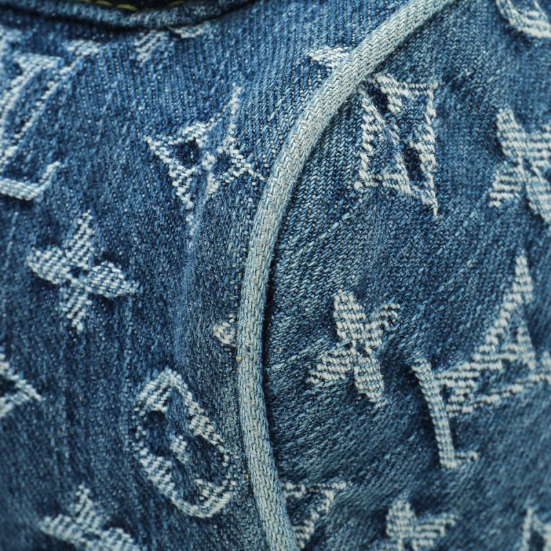 Louis Vuitton Blue Monogram Denim Pleaty Bag - Image 4
