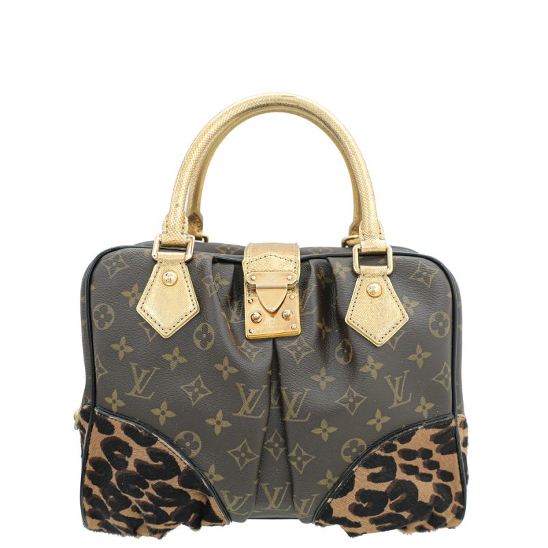 Louis Vuitton Bicolor Monogram Lock It Block Mules 38.5