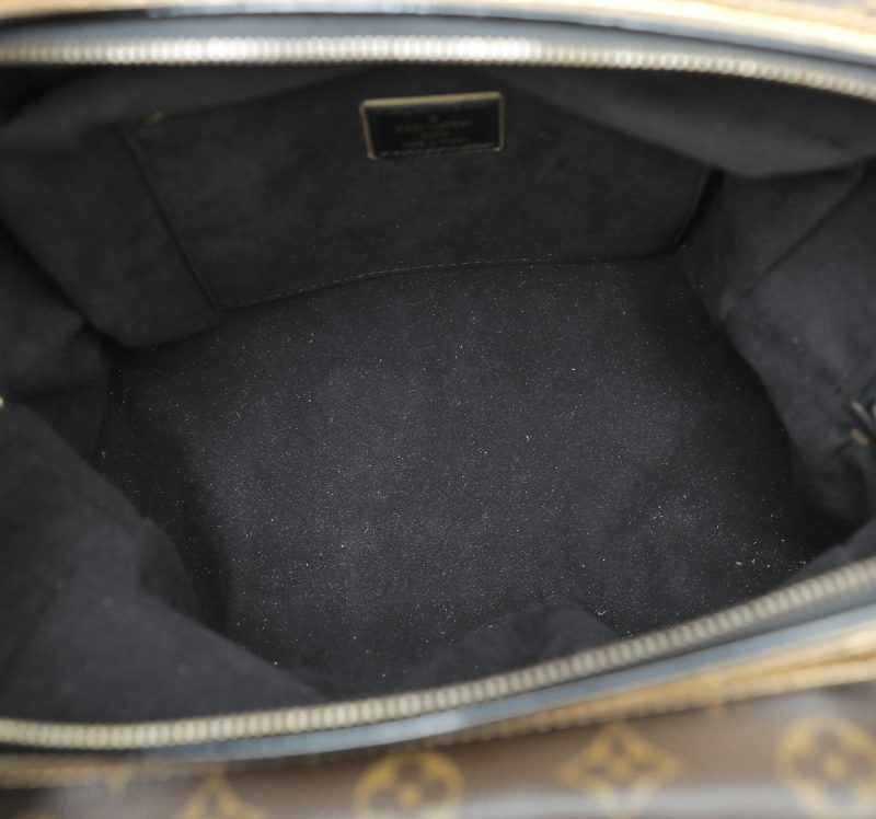 Louis Vuitton Bicolor Monogram Lock It Block Mules 38.5 - Image 10