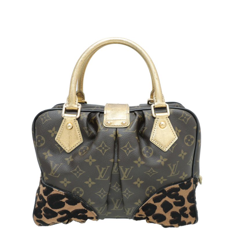 Louis Vuitton Bicolor Monogram Lock It Block Mules 38.5 - Image 2