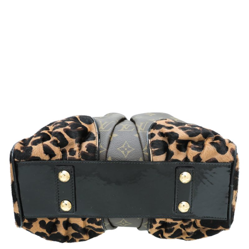 Louis Vuitton Bicolor Monogram Lock It Block Mules 38.5 - Image 3