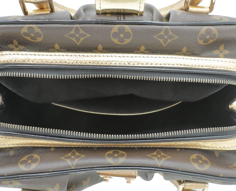 Louis Vuitton Bicolor Monogram Lock It Block Mules 38.5 - Image 9