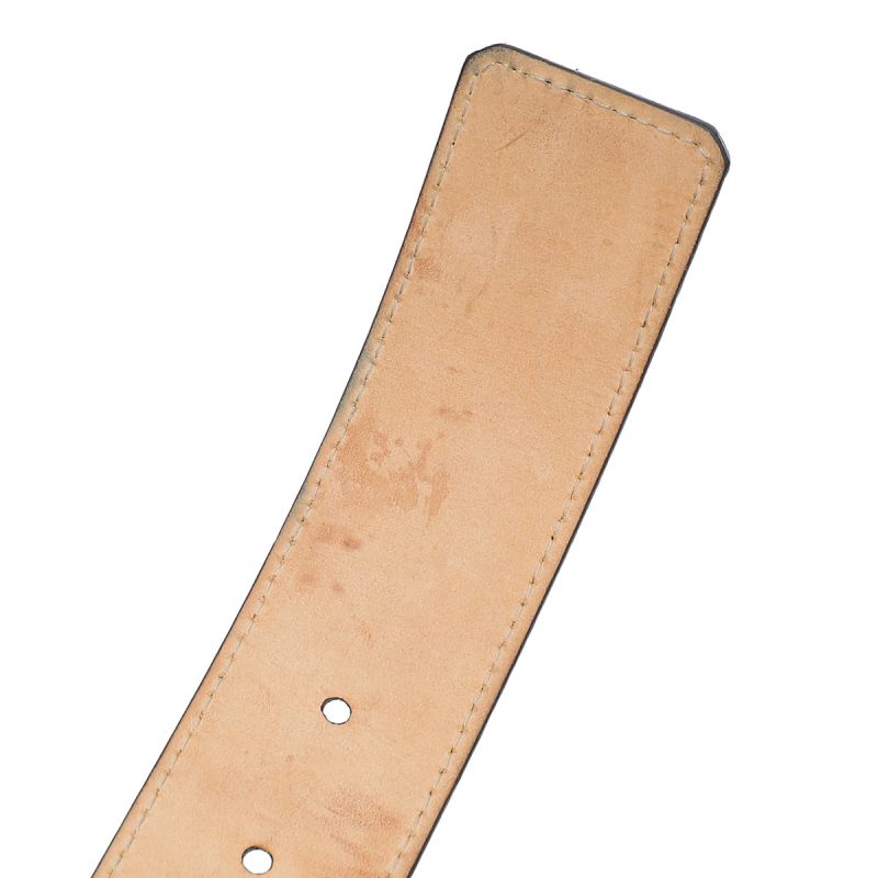 Louis Vuitton Brown Monogram Initials Belt 34 - Image 6