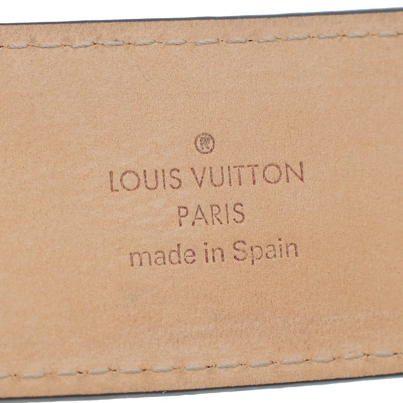 Louis Vuitton Brown Monogram Initials Belt 34 - Image 7