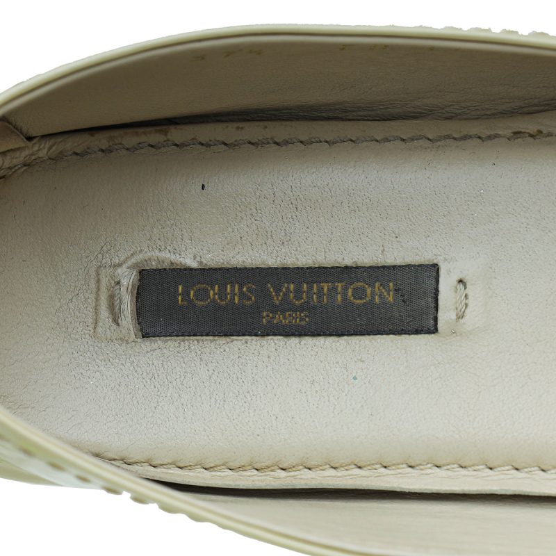 Louis Vuitton Beige PVC Handbag Small - Image 8