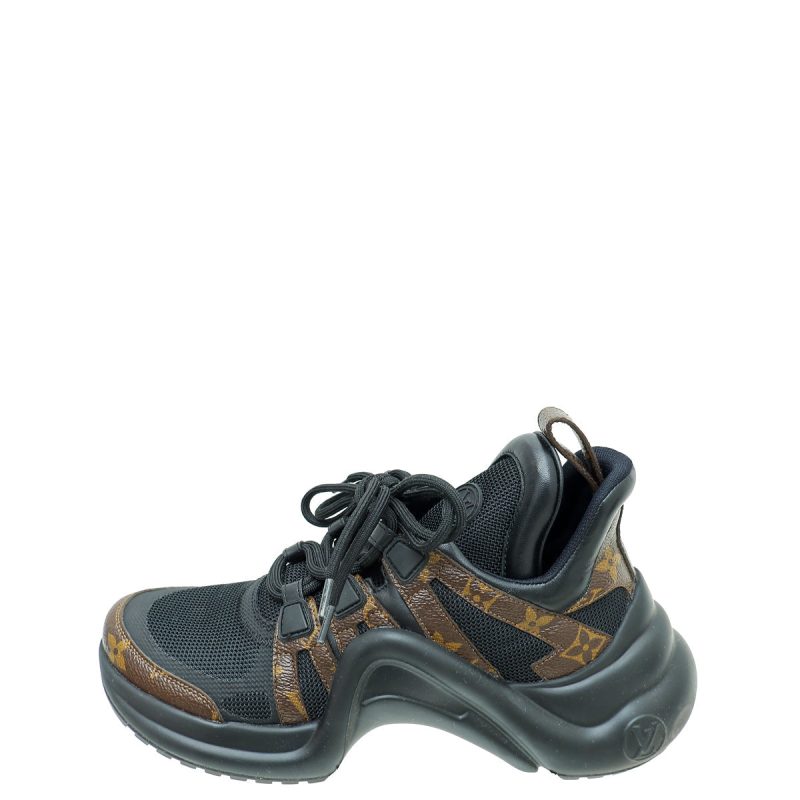 Louis Vuitton Bicolor Monogram Archlight Sneakers 38 - Image 3