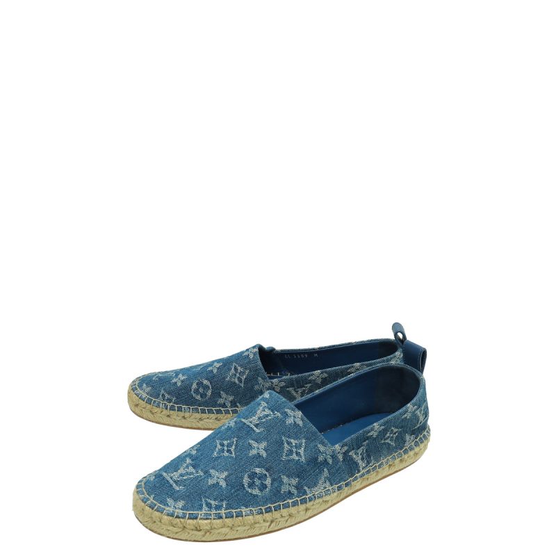 Louis Vuitton Blue Monogram Denim Surya Hobo Bag