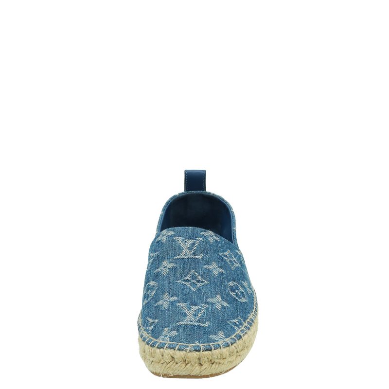 Louis Vuitton Blue Monogram Denim Surya Hobo Bag - Image 2