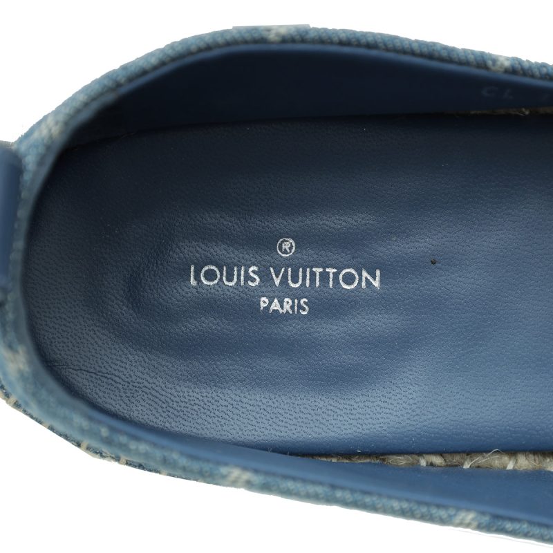 Louis Vuitton Blue Monogram Denim Surya Hobo Bag - Image 8