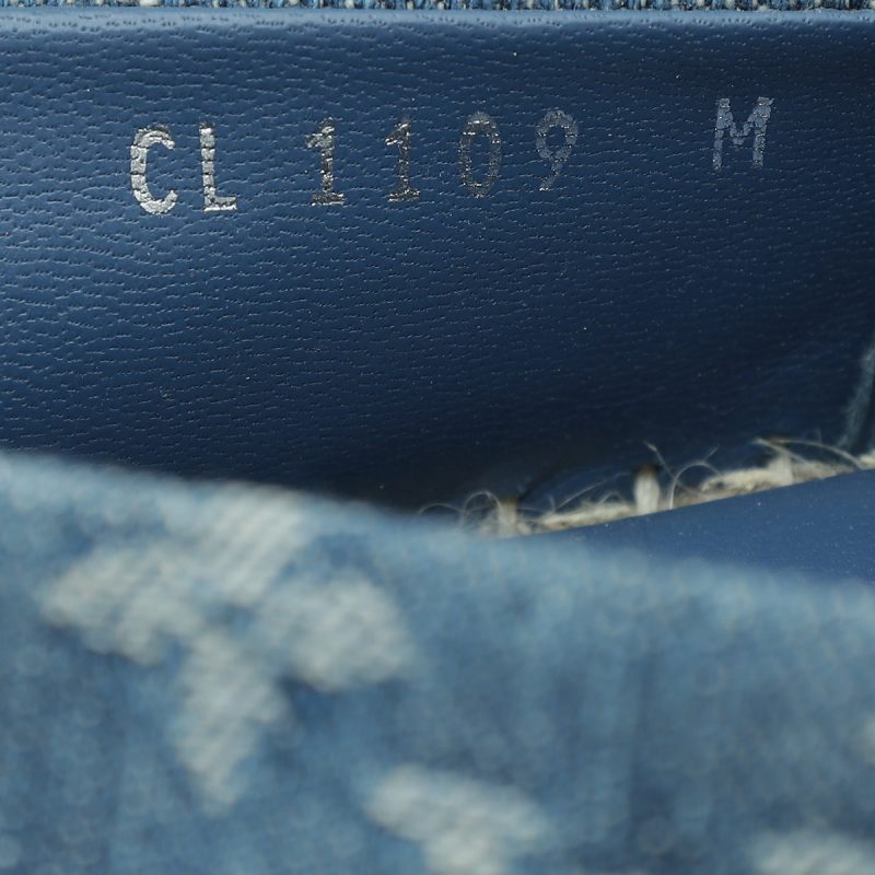 Louis Vuitton Blue Monogram Denim Surya Hobo Bag - Image 9