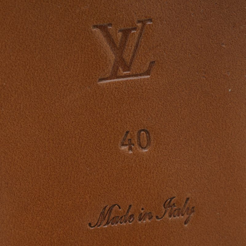 Louis Vuitton Bicolor Monogram and Suede Laureate Desert Boot 36 - Image 7