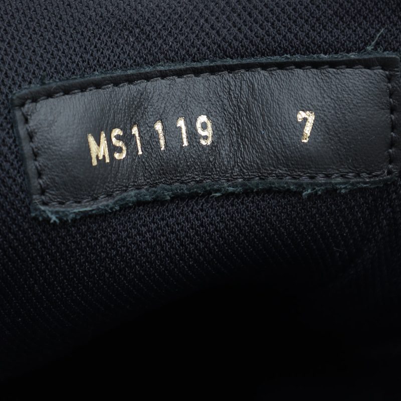 Louis Vuitton Black Monogram Embossed Revival Mules 38 - Image 9