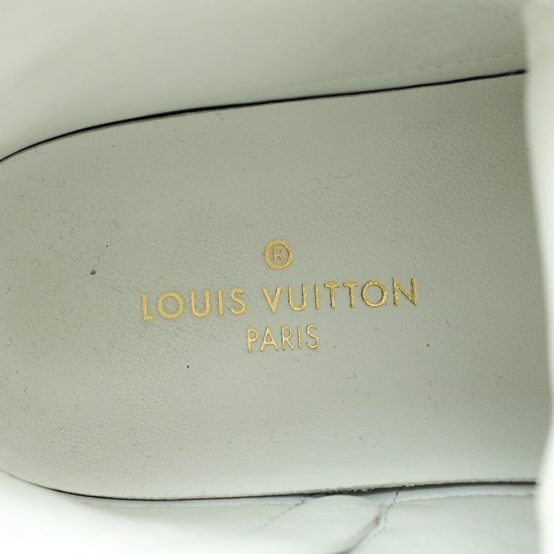 Louis Vuitton Blue Denim Monogram Stellar Sneakers 38.5 - Image 8