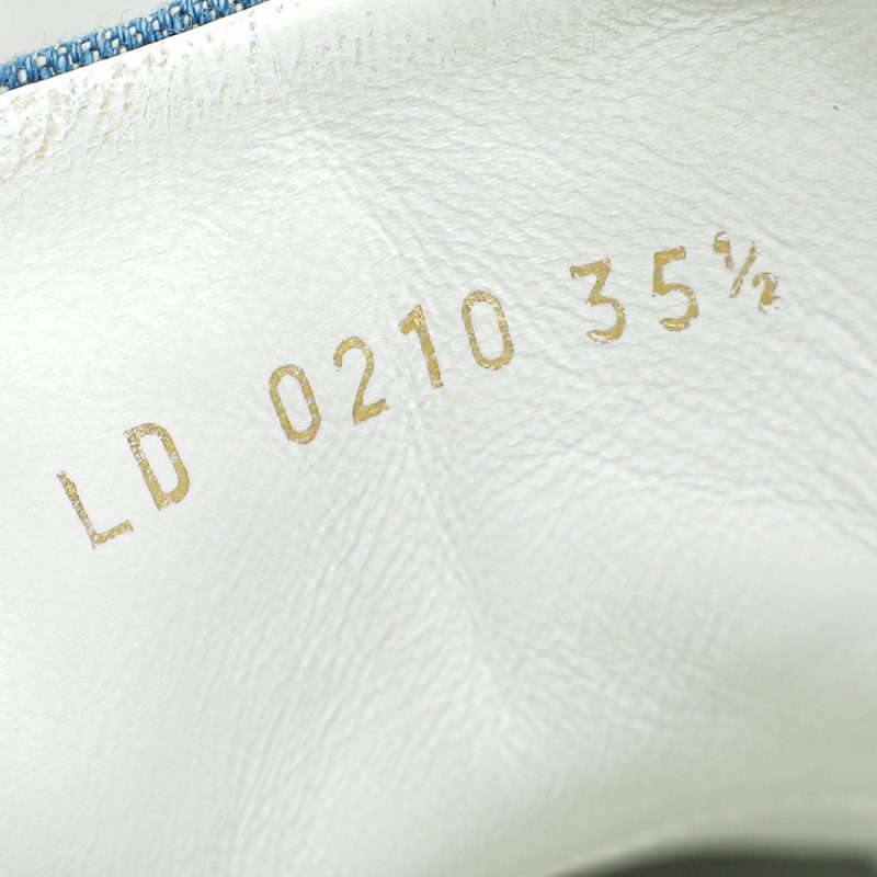 Louis Vuitton Blue Denim Monogram Stellar Sneakers 38.5 - Image 9