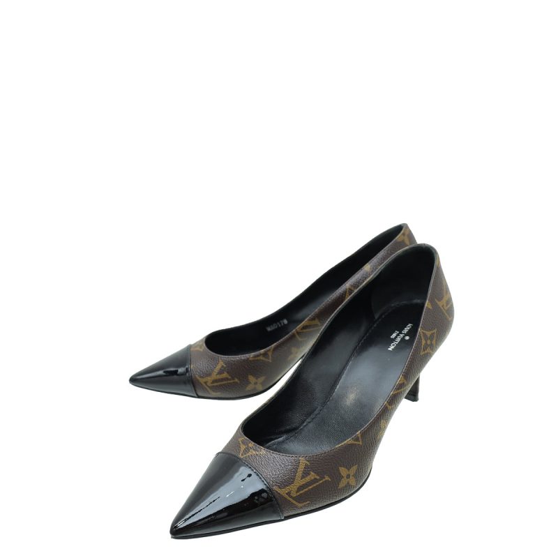 Louis Vuitton Bicolor Monogram Cherie Pumps 40