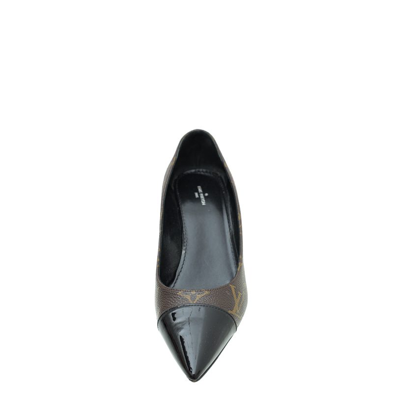 Louis Vuitton Bicolor Monogram Cherie Pumps 40 - Image 2