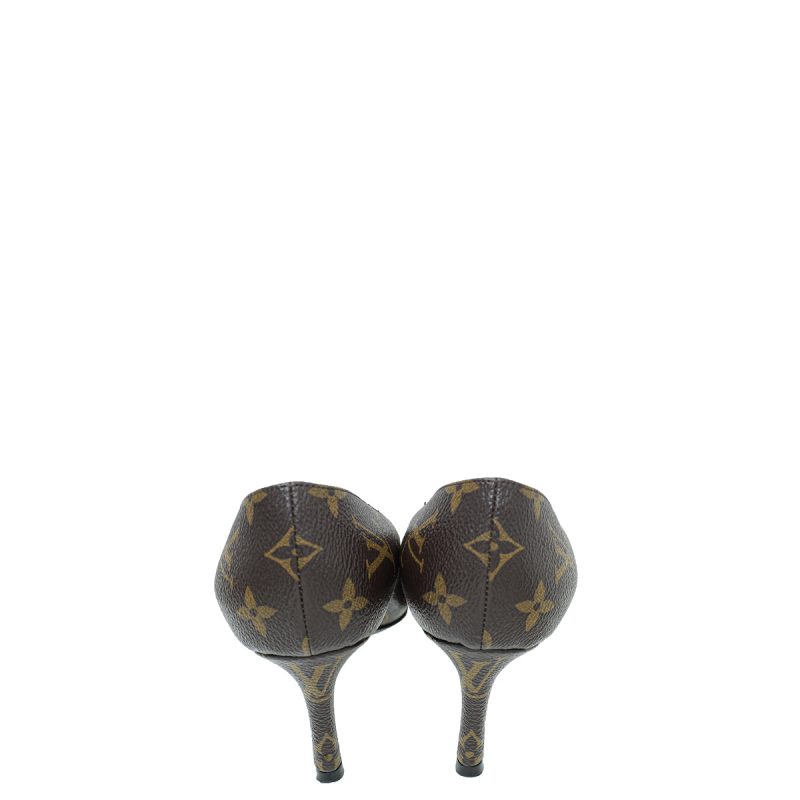 Louis Vuitton Bicolor Monogram Cherie Pumps 40 - Image 4