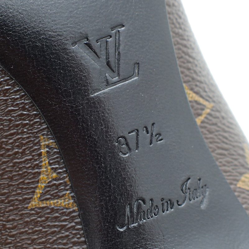 Louis Vuitton Bicolor Monogram Cherie Pumps 40 - Image 7