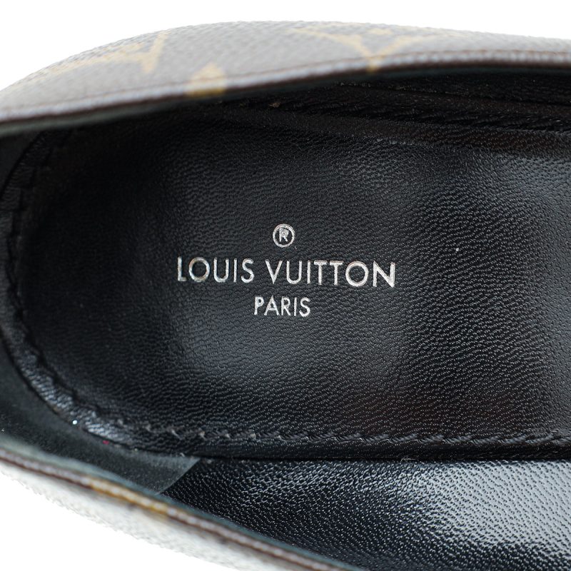 Louis Vuitton Bicolor Monogram Cherie Pumps 40 - Image 8